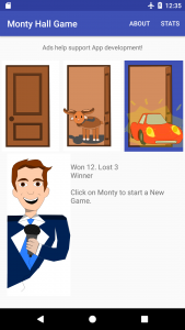 Get the App - Monty Hall Game