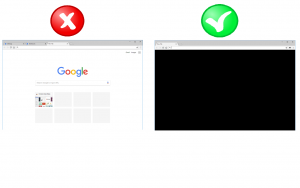 New Tab Blank Black Page - Chrome Extension